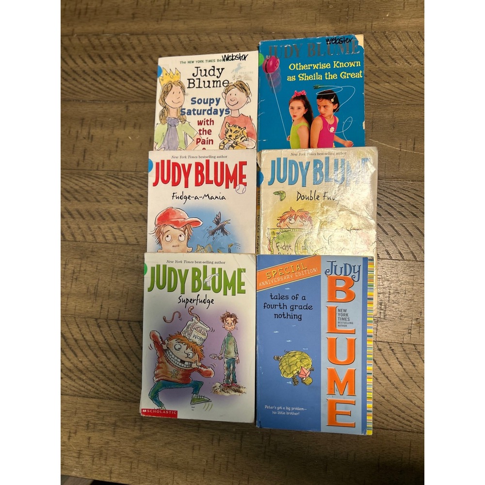 Judy Blume Lot: Soupy Saturdays, Fudge Mania, SuperFudge, More